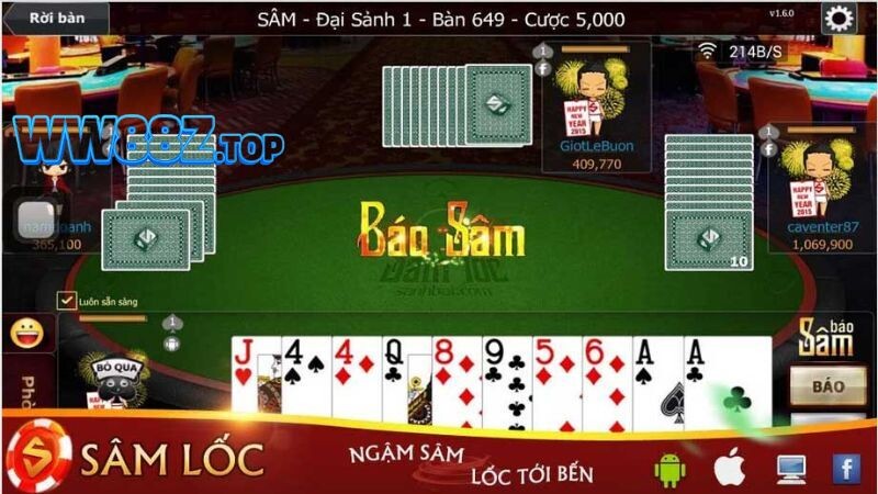 Luật chơi Sâm lốc WW88 đơn giản phù hợp với nhiều đối tượng chơi