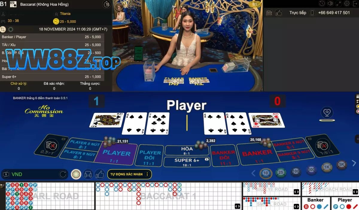 Bỏ túi các kinh nghiệm chơi Baccarat chắc thắng tại WW88
