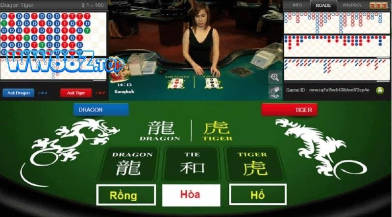 Hướng dẫn chơi rồng hổ tại WW88 nhanh chóng