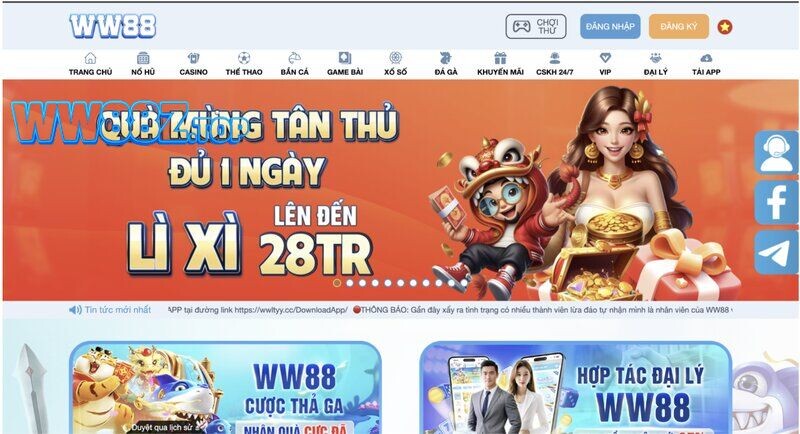 WW88 - Nhà cái cá cược đẳng cấp hàng đầu hiện nay