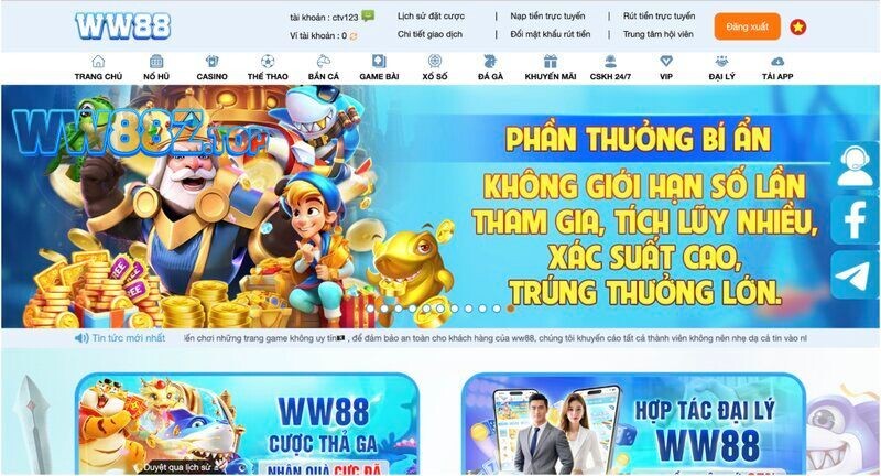 Giao diện trang web thân thiện
