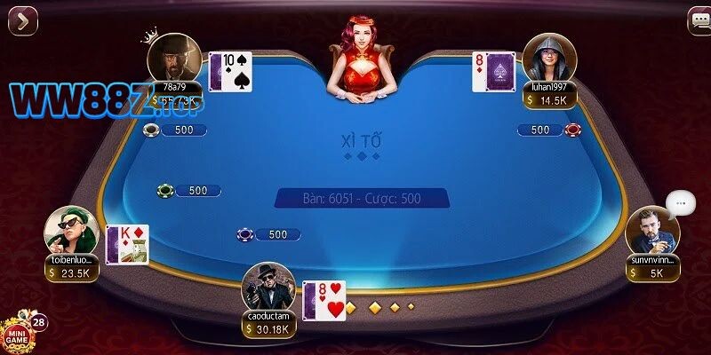 Hướng dẫn cách tham gia chơi Xì tố tại WW88